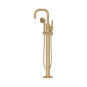 Perrin & Rowe Armstrong Armstrong Freestanding Bath/Shower Mixer - Satin Brass