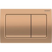 Geberit Alpha01 Sqaure Dual Flush Plate - Red Gold