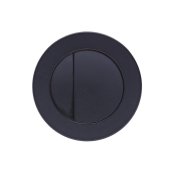 Tavistock Round Dual Flush Button - Matt Black - Stock Clearance