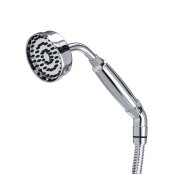 Perrin & Rowe Deco Inclined Easy Clean Handshower and Hose - Chrome