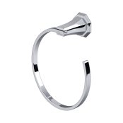 Perrin & Rowe Deco Towel Ring - Chrome