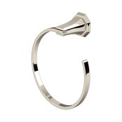 Perrin & Rowe Deco Towel Ring - Nickel
