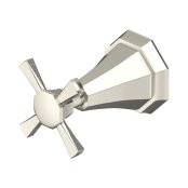 Perrin & Rowe Deco Three-Way Concealed Diverter with Shut Off and Crosstop Handle - Pewter