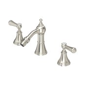 Perrin & Rowe Georgian Three-Hole Bidet Mixer with Lever Handles - Pewter