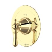 Perrin & Rowe Georgian Concealed Thermostatic Shower Mixer with Lever Handle - Polished Brass
