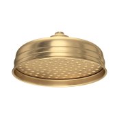 Perrin & Rowe Georgian 8" Shower Rose - Satin Brass