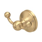 Perrin & Rowe Georgian Double Robe Hook - Satin Brass