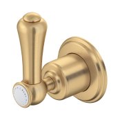 Perrin & Rowe Georgian Three-Way Diverter with Lever Handle - Satin Brass