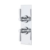 Perrin & Rowe Langbourn Concealed Thermostatic Shower Mixer With Diverter - Chrome