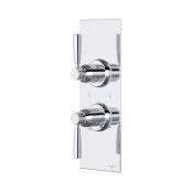 Perrin & Rowe Langbourn Concealed Thermostatic Shower Mixer With Shut-Off Valve - Chrome