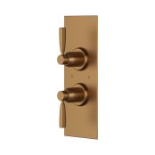 Perrin & Rowe Langbourn Concealed Thermostatic Shower Mixer With Diverter - English Bronze