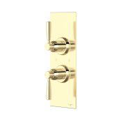 Perrin & Rowe Langbourn Concealed Thermostatic Shower Mixer With Diverter - Gold
