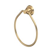 Perrin & Rowe Langbourn 150mm Towel Ring - Satin Brass