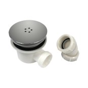 Scudo 90mm Fast Flow Shower Tray Waste - Chrome