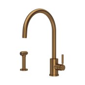 Perrin & Rowe Juliet Single Lever Sink Mixer with Rinse - English Bronze