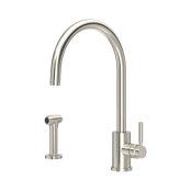 Perrin & Rowe Juliet Single Lever Sink Mixer with Rinse - Pewter
