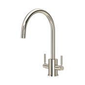 Perrin & Rowe Juliet Round Monobloc Sink Mixer - Nickel