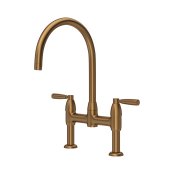 Perrin & Rowe Langbourn Bridge Sink Mixer - English Bronze