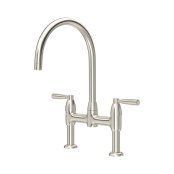 Perrin & Rowe Langbourn Bridge Sink Mixer - Pewter