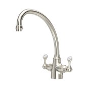 Perrin & Rowe Etruscan Monobloc Sink Mixer - Pewter