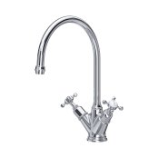 Perrin & Rowe Phoenician Monobloc Sink Mixer (Crosstop) - Chrome