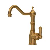 Perrin & Rowe Provence Monobloc Sink Mixer (Single Lever) - Aged Brass