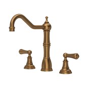Perrin & Rowe Provence Widespread Sink Mixer - English Bronze