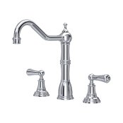 Perrin & Rowe Provence Widespread Sink Mixer - Chrome