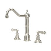 Perrin & Rowe Provence Widespread Sink Mixer - Pewter