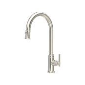 Perrin & Rowe Southbank Monobloc Sink Mixer with Pull-Down Rinse - Pewter