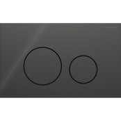 Geberit Sigma40 Round Dual Flush Plate - Lava Glass