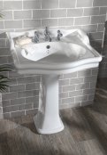Silverdale Loxley Classic 650mm Basin - White
