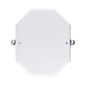 Perrin & Rowe Traditional 625 x 500mm Octagonal Mirror - Chrome