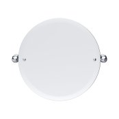 Perrin & Rowe Traditional 500mm Round Mirror - Chrome