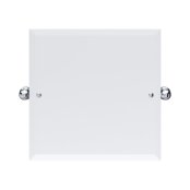 Perrin & Rowe Traditional 500mm Square Mirror - Chrome