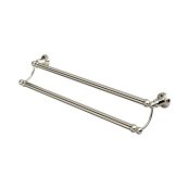 Perrin & Rowe Traditional 648mm Double Towel Rail - Nickel
