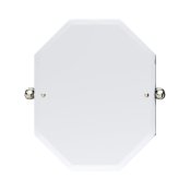 Perrin & Rowe Traditional 625 x 500mm Octagonal Mirror - Nickel