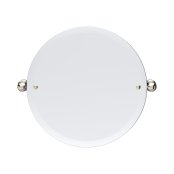 Perrin & Rowe Traditional 500mm Round Mirror - Nickel