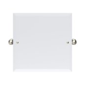 Perrin & Rowe Traditional 500mm Square Mirror - Nickel