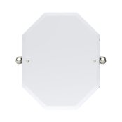 Perrin & Rowe Traditional 625 x 500mm Octagonal Mirror - Pewter