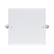 Perrin & Rowe Traditional 500mm Square Mirror - Pewter