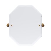 Perrin & Rowe Traditional 625 x 500mm Octagonal Mirror - English Bronze