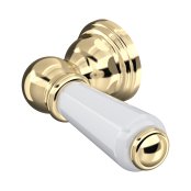 Perrin & Rowe Traditional Concealed Cistern Lever - Gold