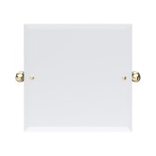 Perrin & Rowe Traditional 500mm Square Mirror - Gold