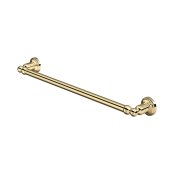 Perrin & Rowe Traditional 495mm Single Towel Rail - Polished Brass