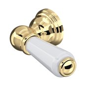 Perrin & Rowe Traditional Concealed Cistern Lever - Polished Brass
