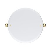 Perrin & Rowe Traditional 500mm Round Mirror - Polished Brass