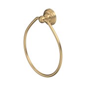 Perrin & Rowe Traditional 150mm Towel Ring - Satin Brass