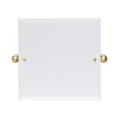 Perrin & Rowe Traditional 500mm Square Mirror - Satin Brass