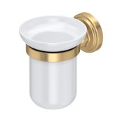 Perrin & Rowe Traditional Tumbler Holder - Satin Brass